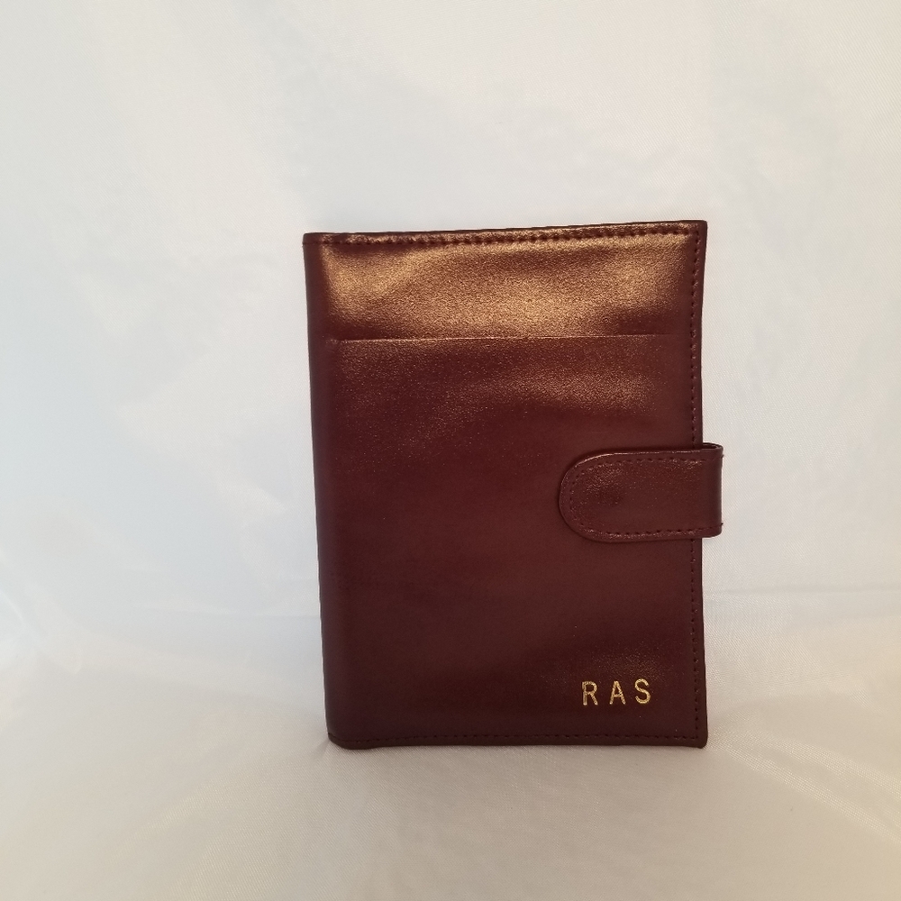 Lillian Vernon  Genuine Leather Passport wallet